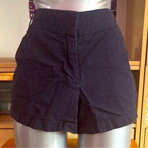 JCrew Women’s Navy Blue Chino Shorts, Size 6